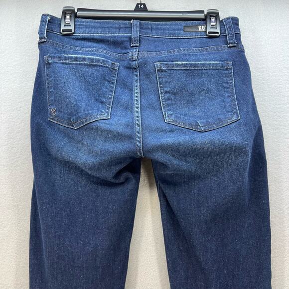 Kut From The Kloth Jeans Women's 0 Dark Blue Catherine Boyfriend Preppy Normcore - Picture 12 of 16